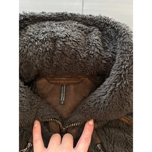 Flight Kuhl Prima Flight Vest Hood Italian Fleece Womens Size Small - Picture 8 of 8